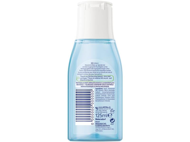 NIVEA Augen Make-up Entferner Sanft 125 ml Sanfte Make-Up Entfernung