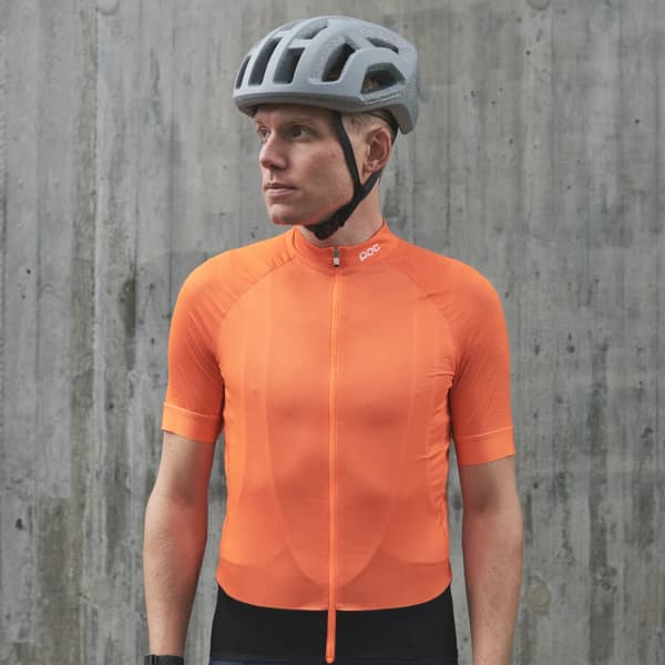 Maillot vélo POC ESSENTIAL ROAD JERSEY POC O ZINK ORANGE