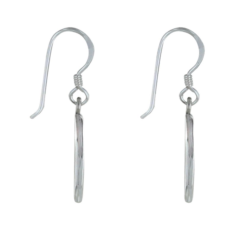 Boucles d'Oreilles Argent Virgule