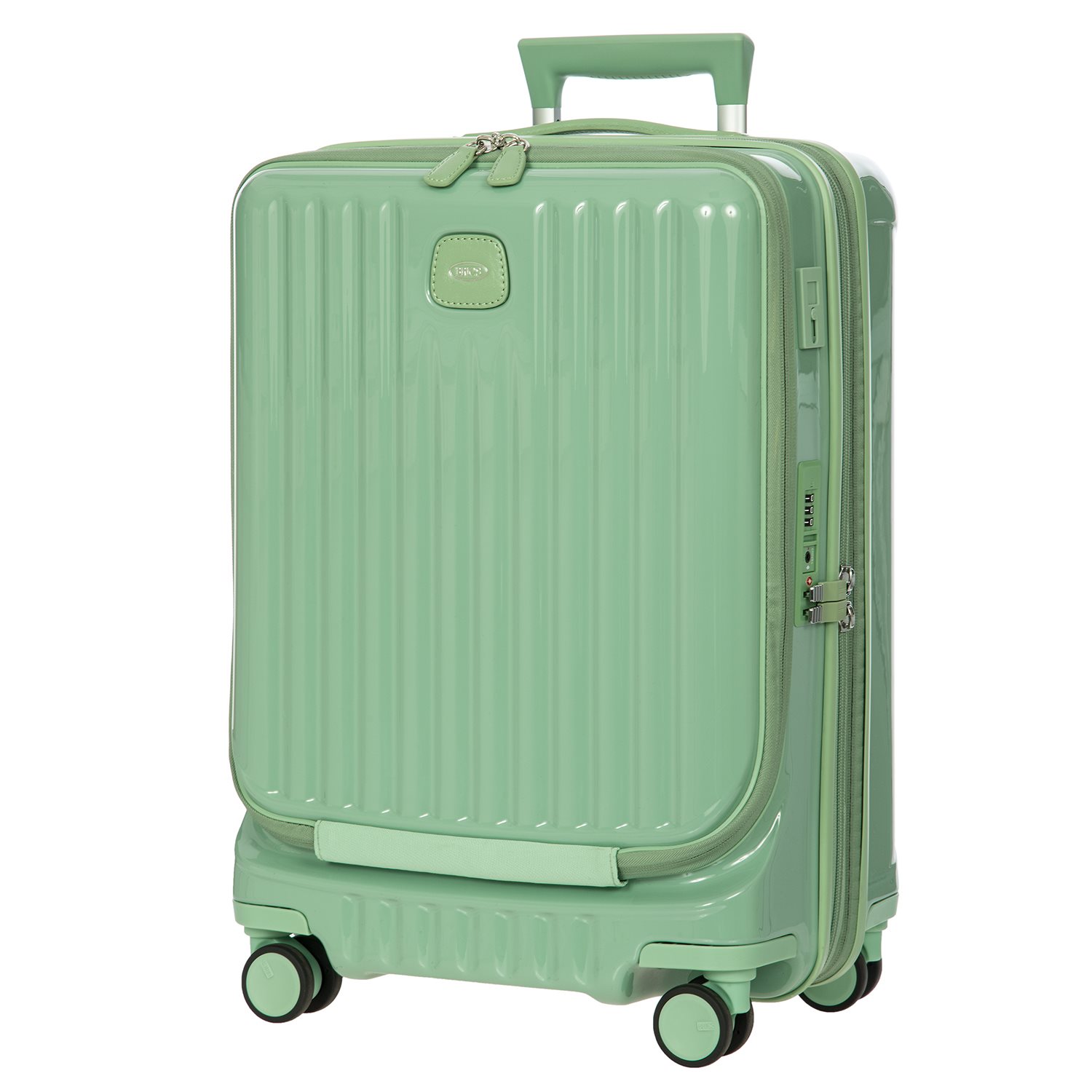 Bric's Positano Cabin Trolley 55 with Pocket sage green