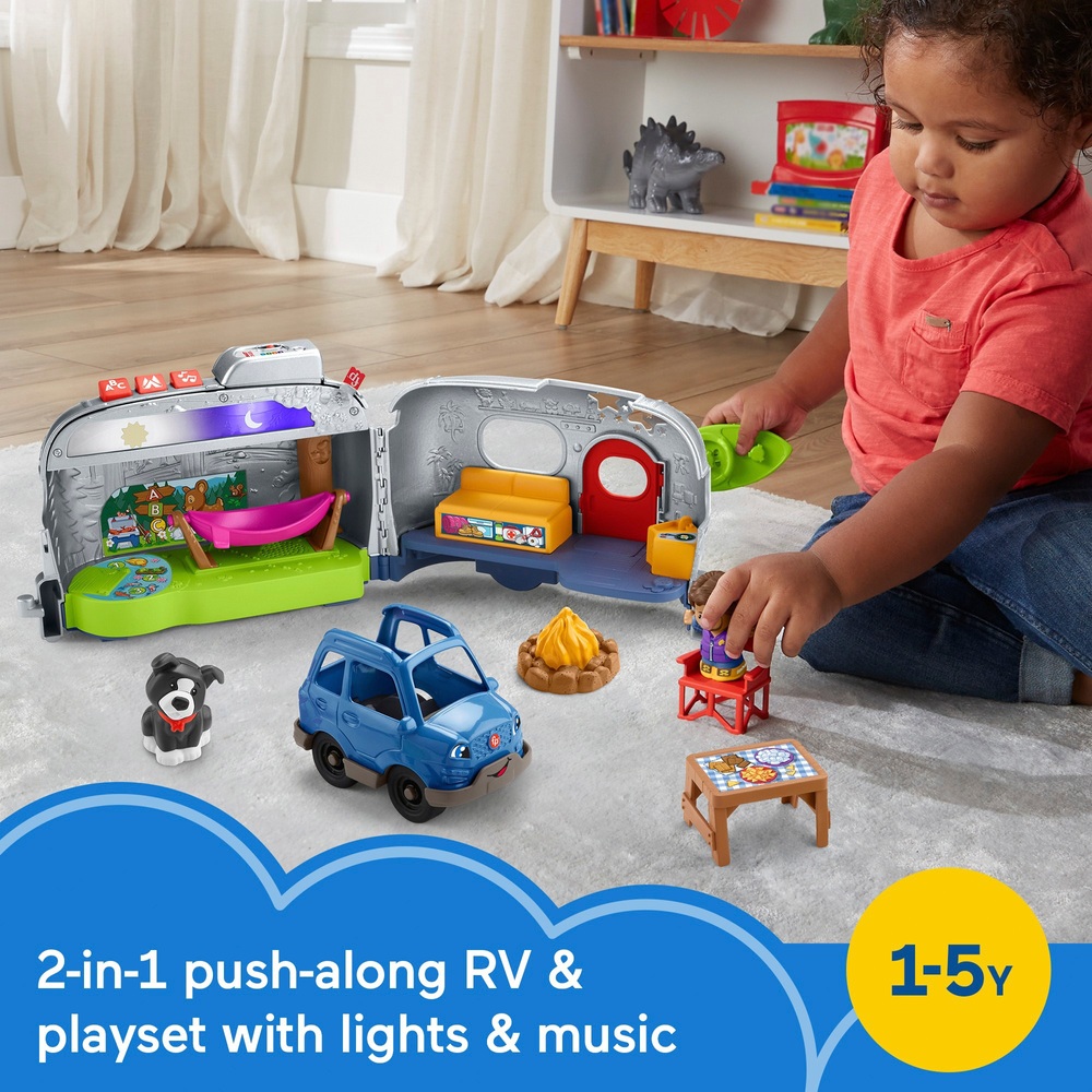Fisher-Price Little People Leucht-Lerncamper-Spielset