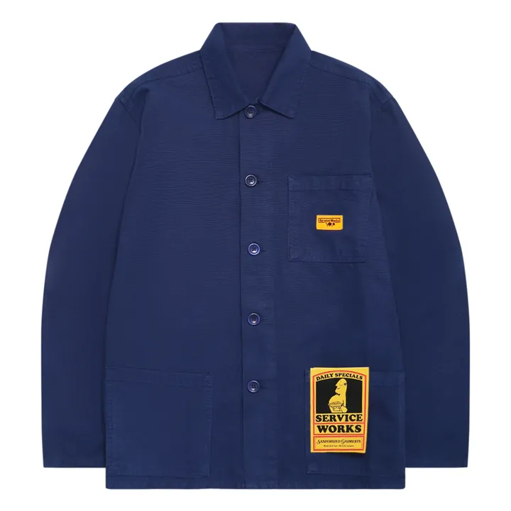 Service Works Veste Coverall Coton Bio | Bleu marine