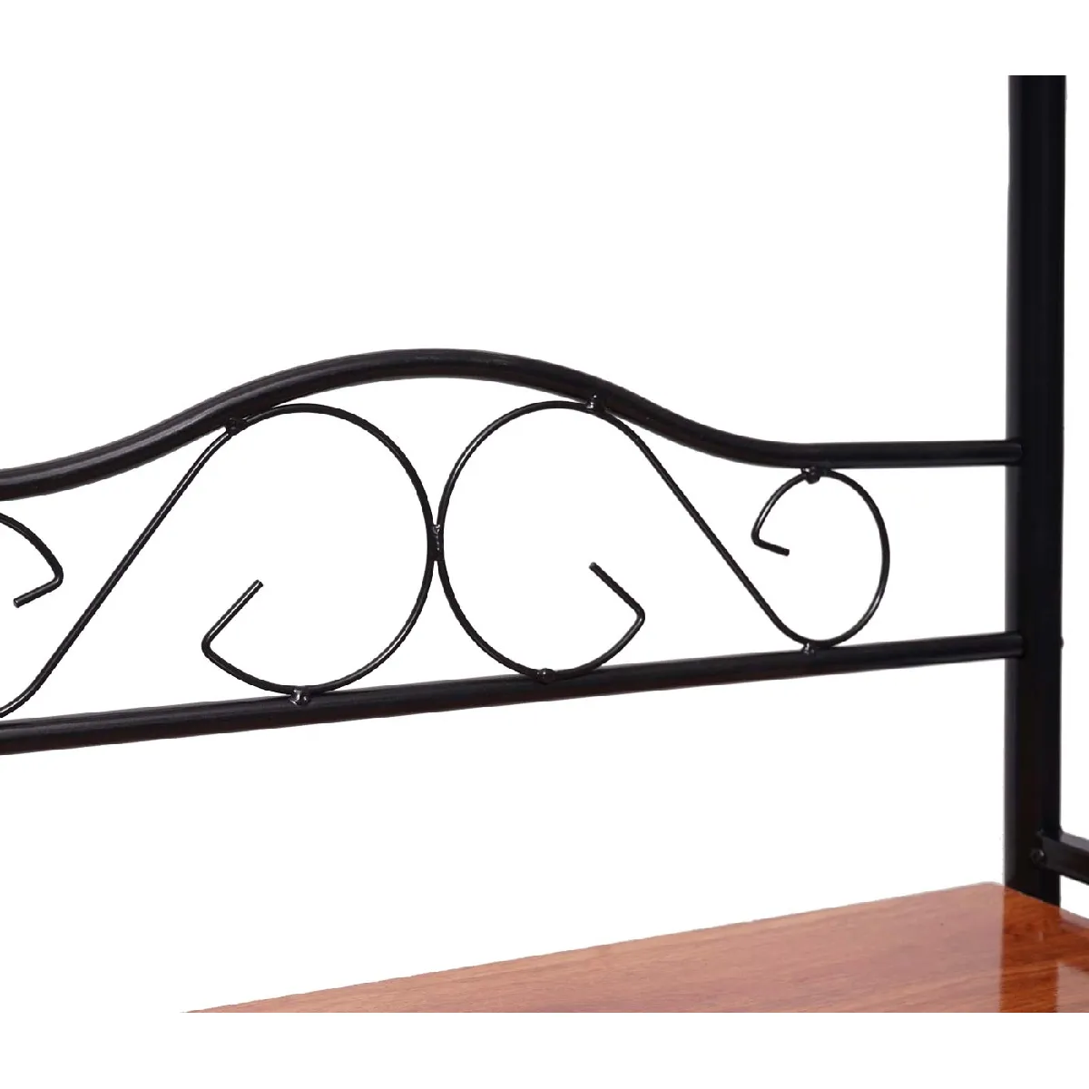 Decoshop26 Porte-manteau en métal - MDF