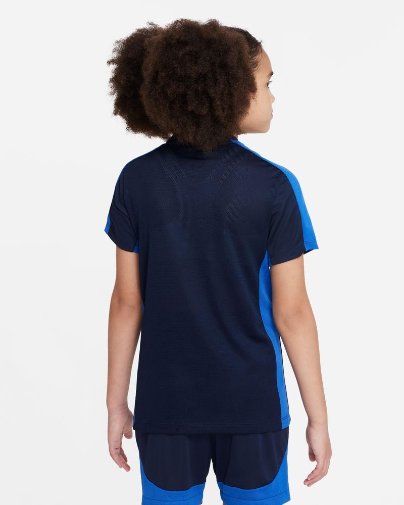 Maillot d'entraînement Nike Academy 23 Bleu Marine & Bleu Royal pour enfant