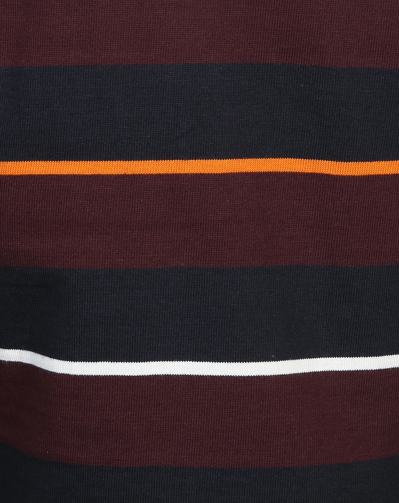 Poloshirt LS STRIPES in pflaume