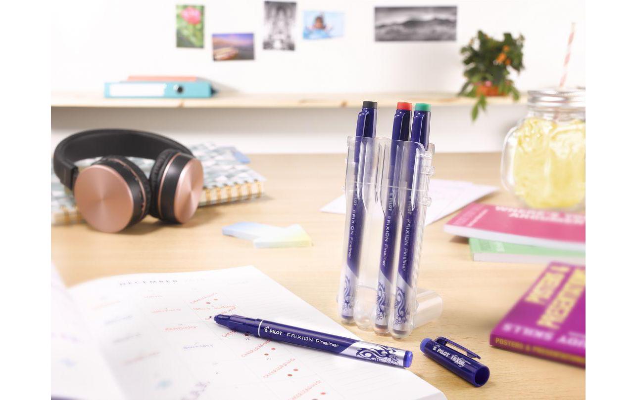 Fineliner FriXion Evolutive Set Feine Spitze, 4 FarbenFeinschreiber mit löschbarer Tinte