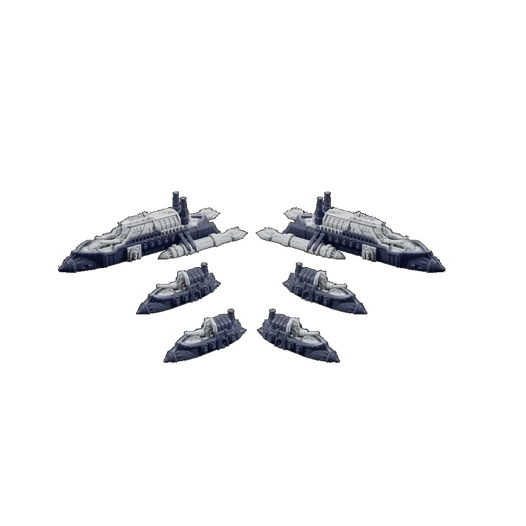 Dystopian Wars - Order Exemplar Squadrons