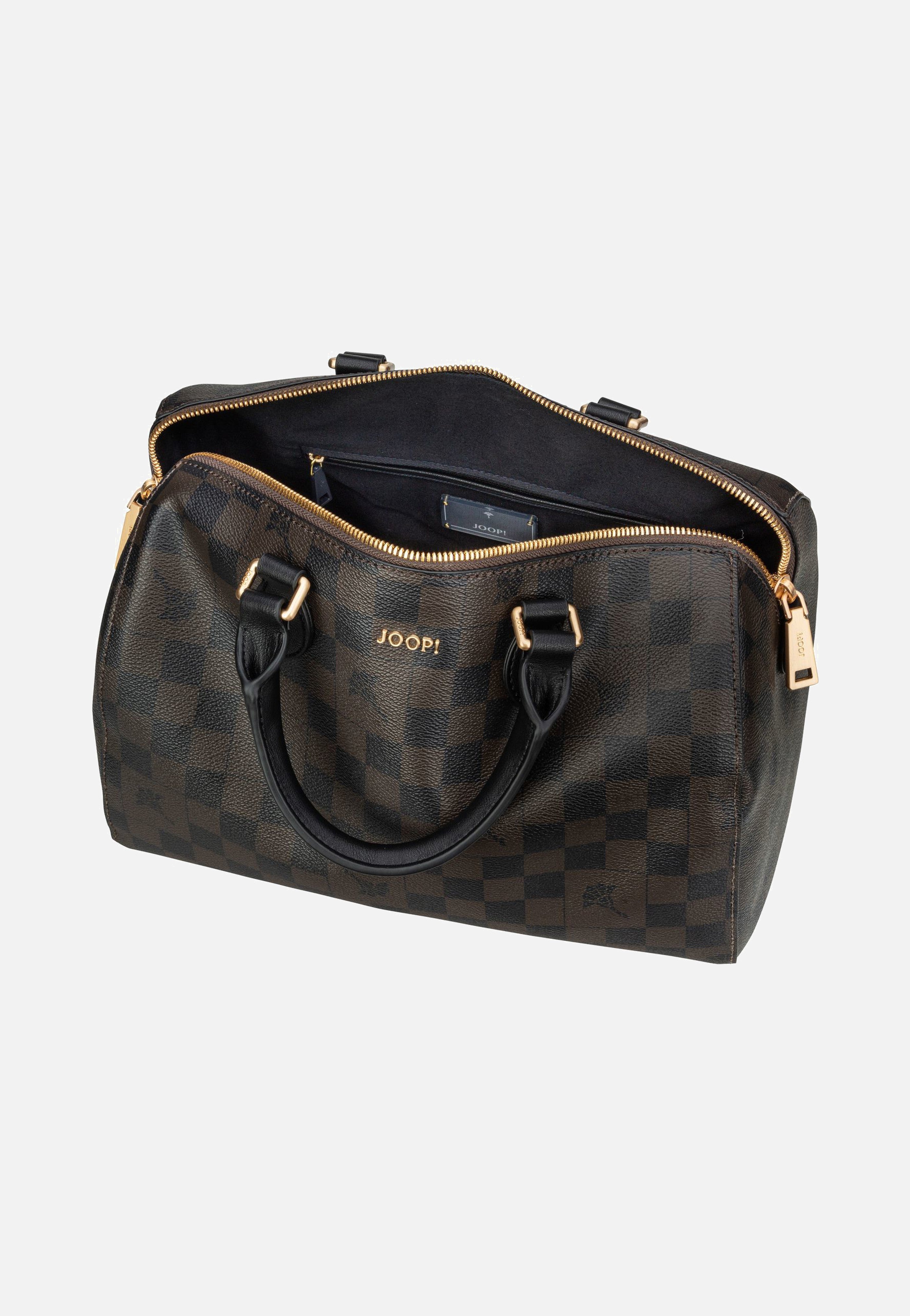 Cortina Piazza Aurora HandBag SHZ Seal Brown - Bowling Bag