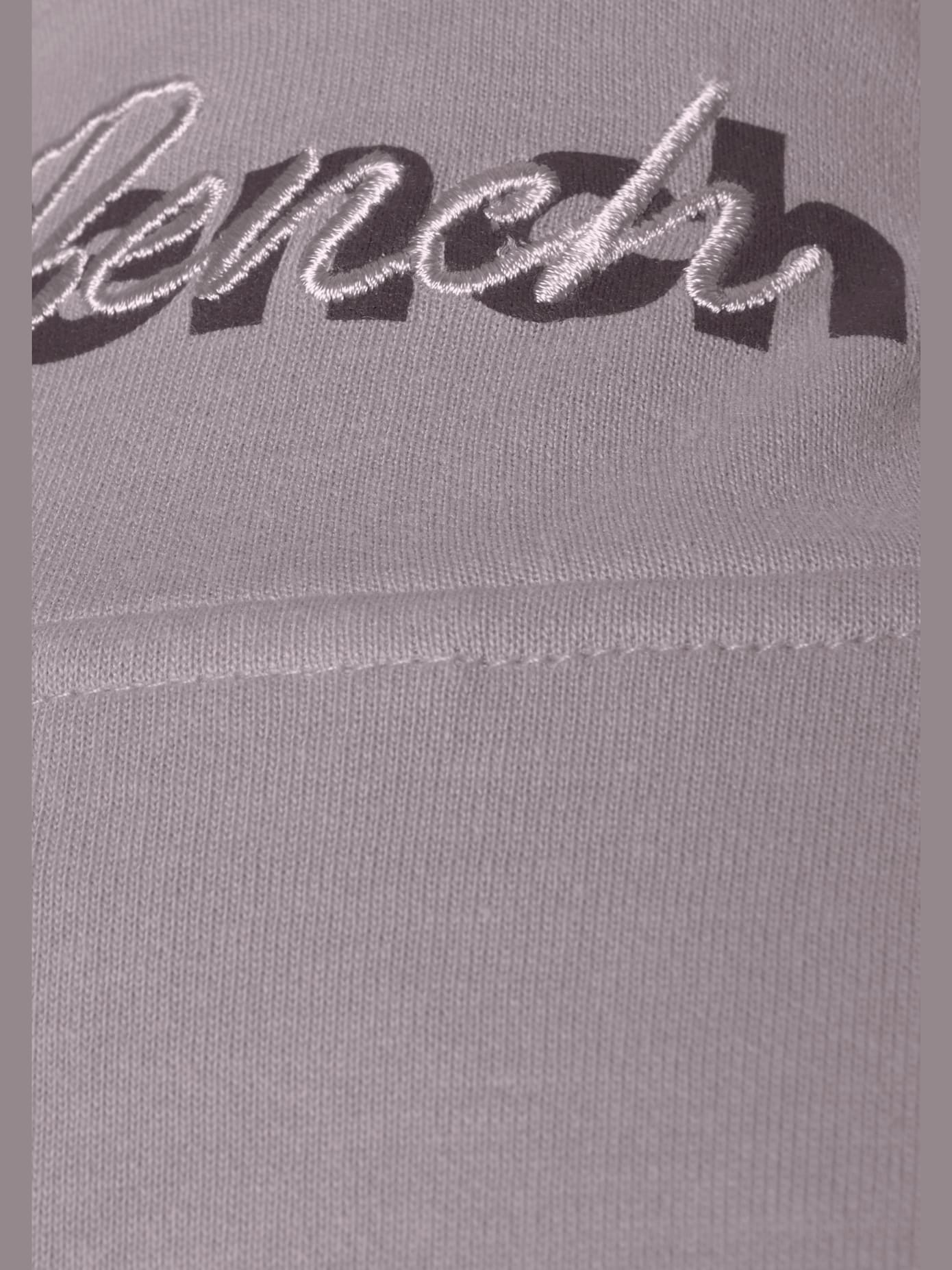 Veste sweat basique, logo imprimé et broderie