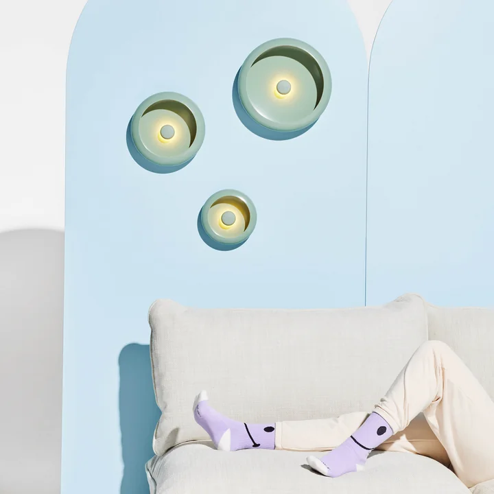 Fatboy - Oloha Trio Schale mit LED Akkuleuchte, anthrazit