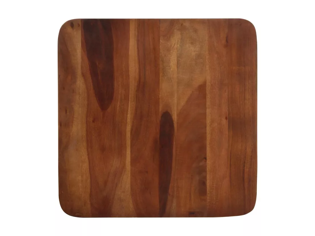 Table de bar 60 x 60 x 107 cm bois massif d'acacia