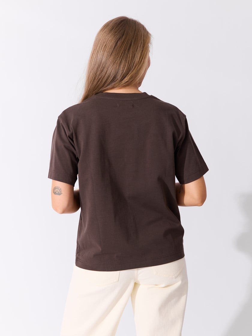 Gabby t-skjorte Chocolate Brown