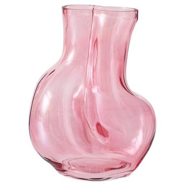 HKliving Gleam Glass vaas h22 Rose