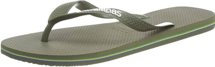 Havaianas Teenslippers Brasil Logo zomerschoen slippers poolslides met logo-opschrift