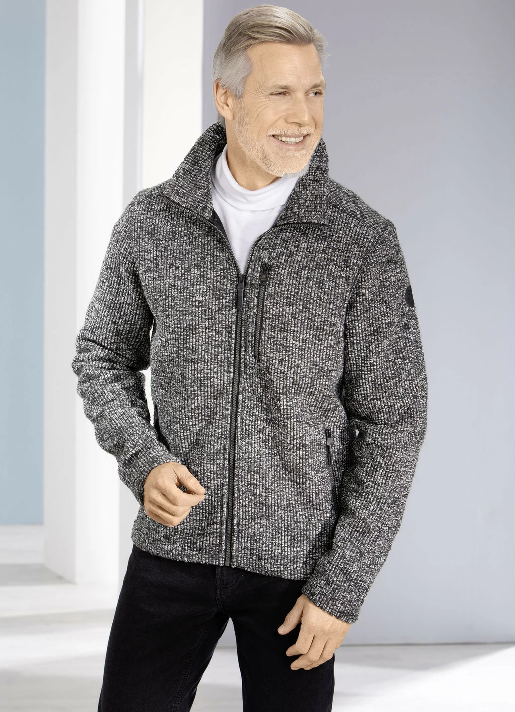 Strickfleece-Kurzjacke von „G.I.G.A. DX by Killtec“