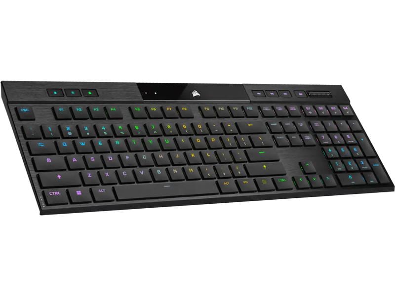 Corsair Gaming-Tastatur K100 AIR Wireless RGB Dünne mechanische Gaming-Tastatur für mehrere Geräte