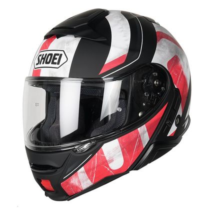 Casque Shoei NEOTEC 2 - JAUNT - Noir / Rouge