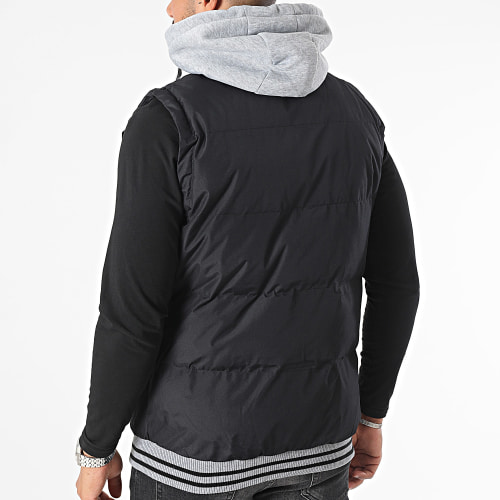 Doudoune Sans Manches Capuche 20715847 Noir Gris