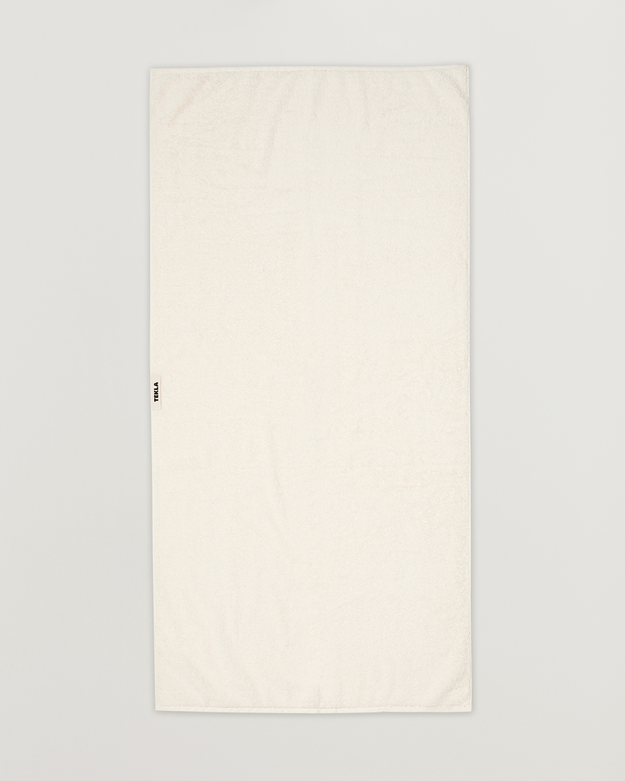 Tekla Organic Terry Bath Towel Ivory