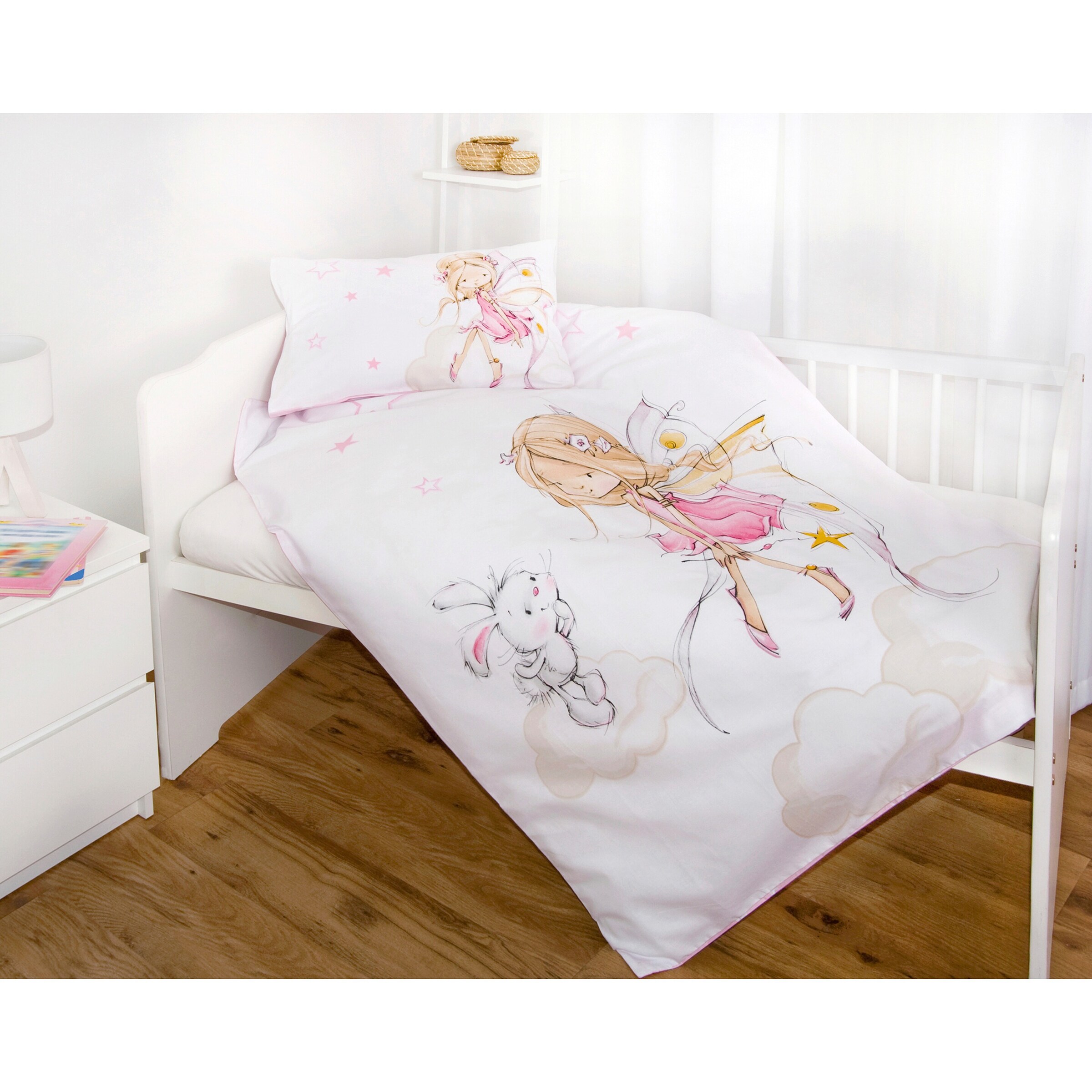 Baby Best Renforcé Wende-Bettwäsche Little Fairy 40x60 / 100/135 cm