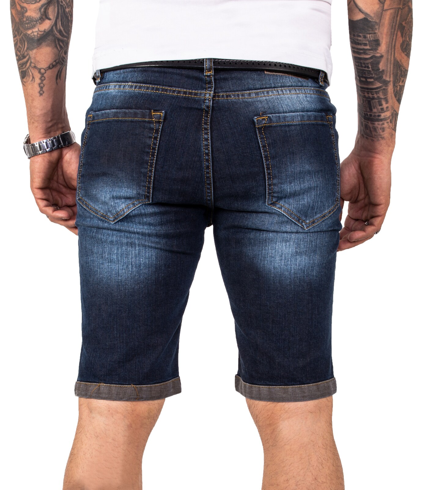 Rock Creek Shorts Jeansshorts Dunkelblau Regular Fit