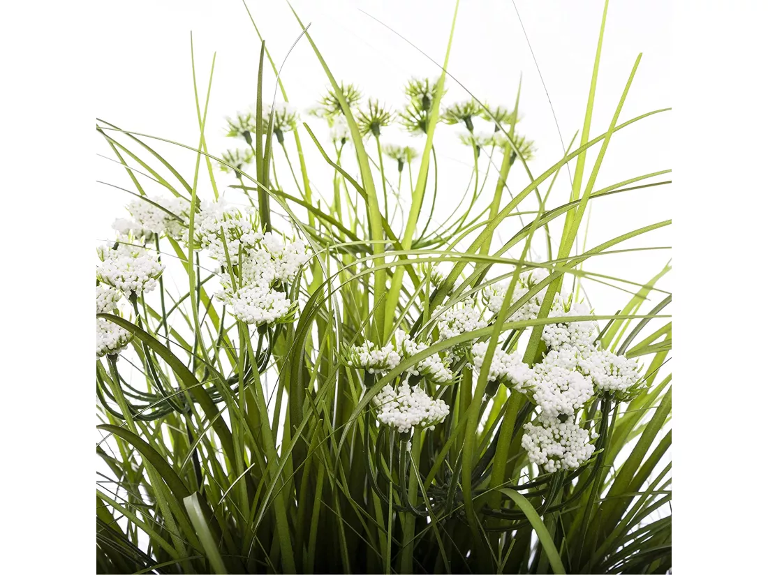 Pot décoratif d'herbes sauvages l.50 x p.50