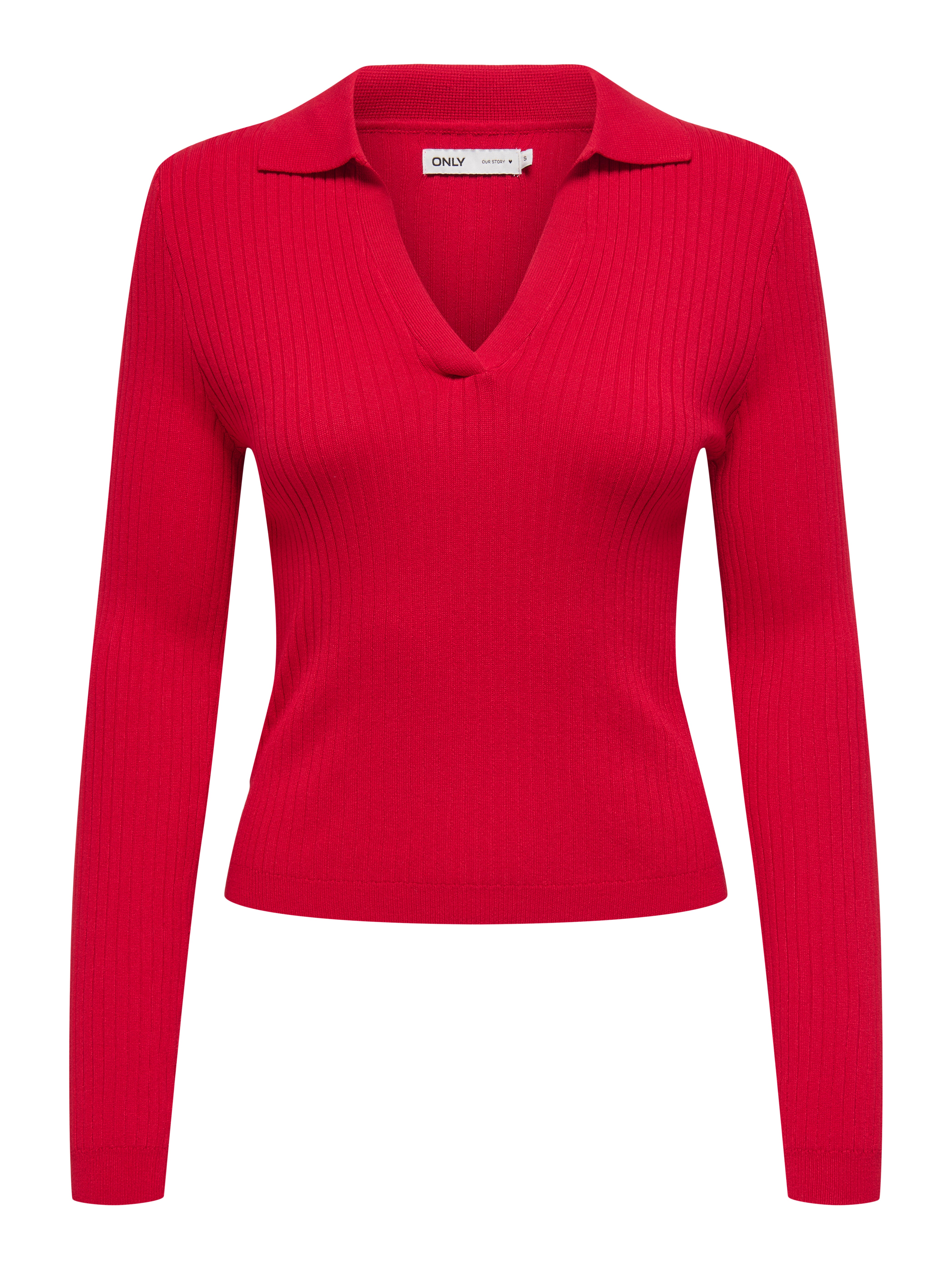 ONLKAYA Strickpullover Racing Red