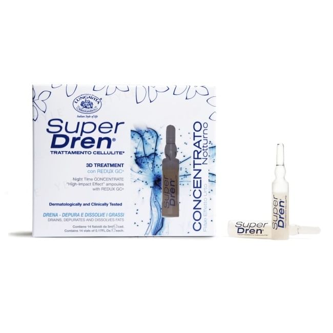 Bottega di LungaVita - Super Dren 3D-behandeling nachtconcentraat