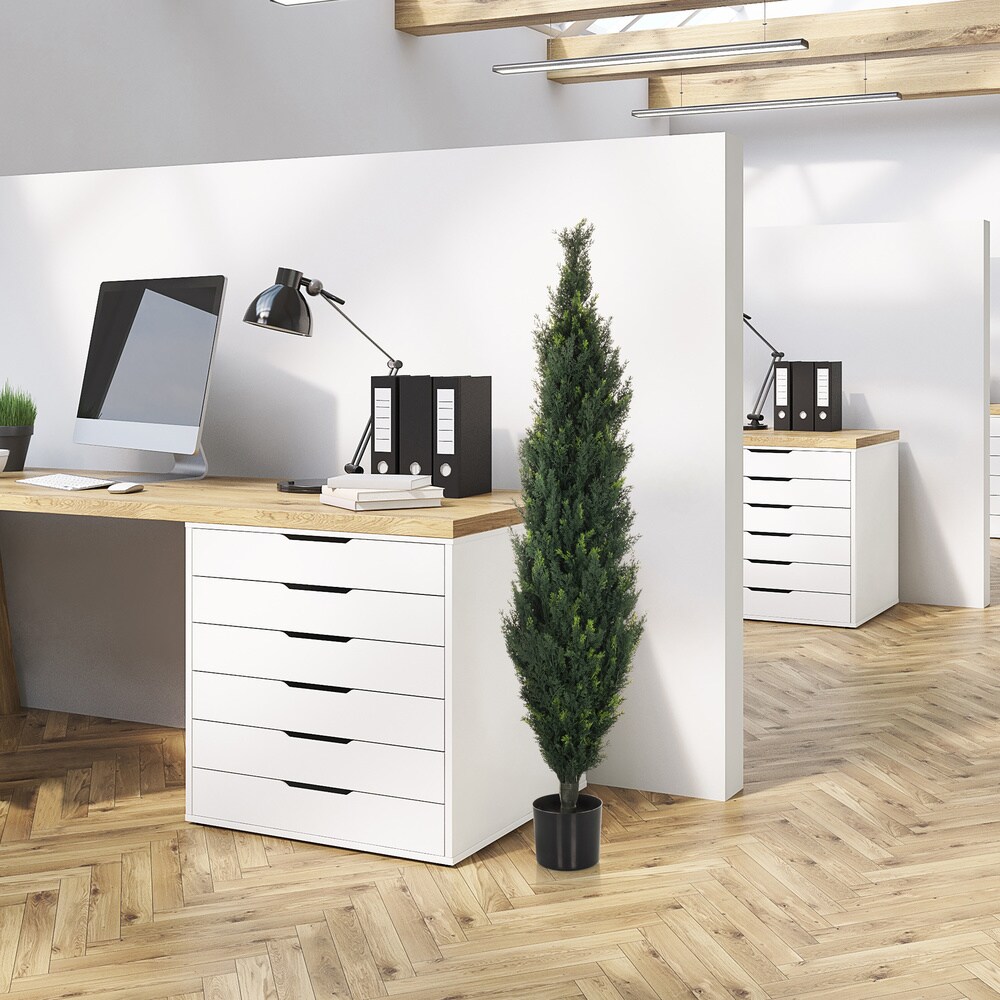 Kunstpflanze CEDRUS Kunststoff hjh OFFICE