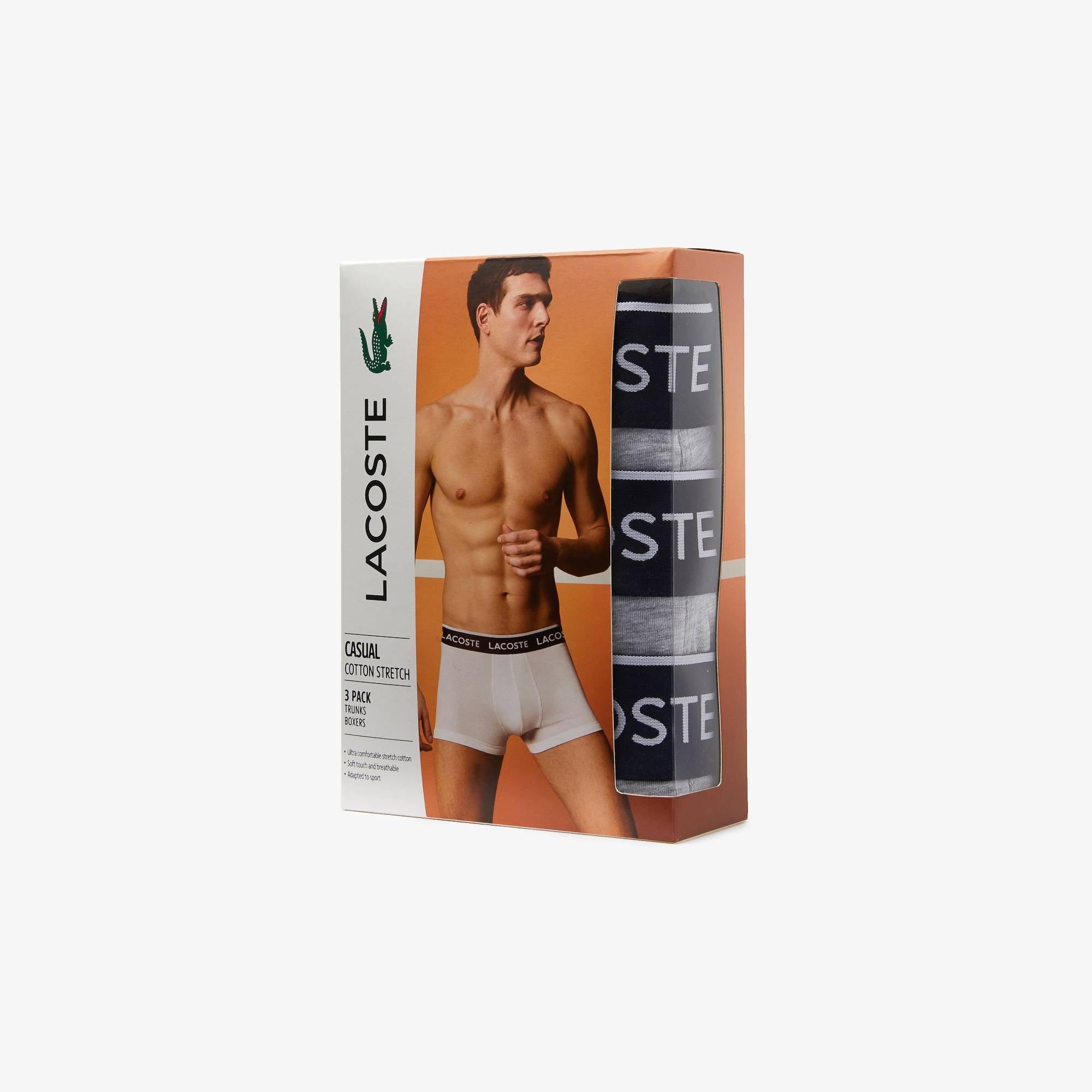 Lacoste 3 Pack Boxer Shorts