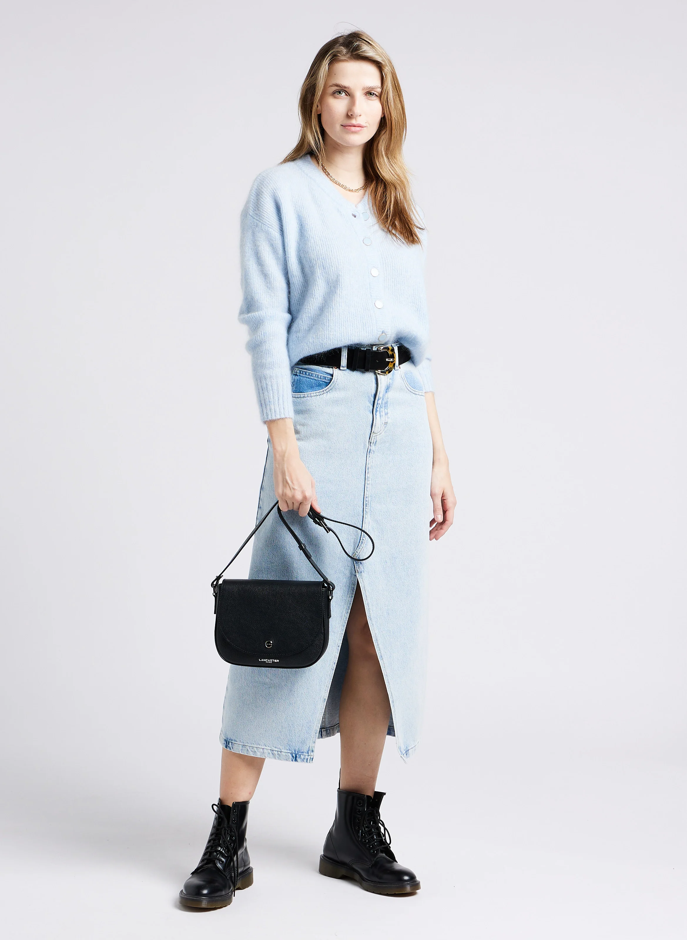 BAO - Sac bandoulière en cuir | Noir