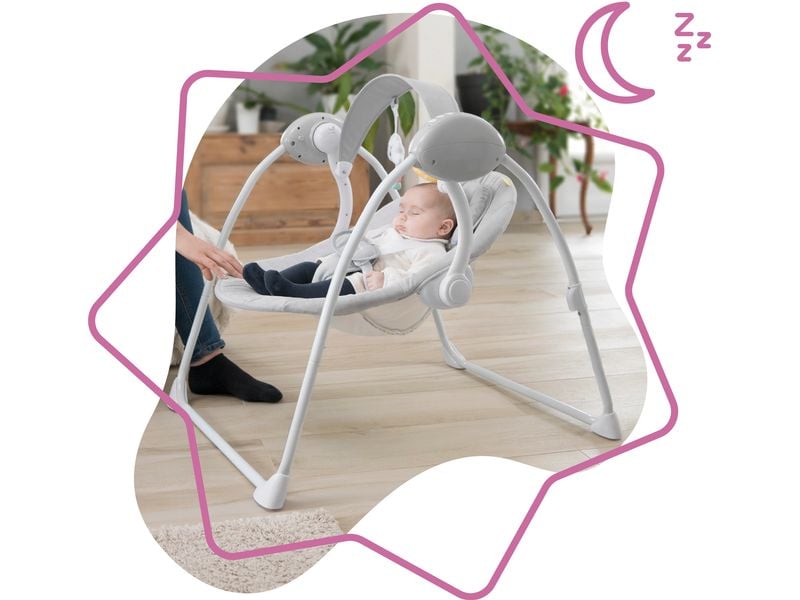 Badabulle Komfort-Babyschaukel Candy Elektrische Babywippe