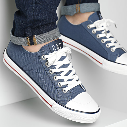 Baskets Houston Canvas Blue