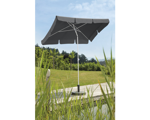 Ibiza parasol 180 x 120 cm antraciet