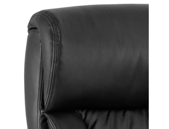 TOILINUX - Chaise de bureau à roulettes ben - noir