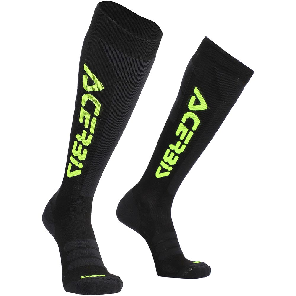 Acerbis - Chaussettes MX Winter Noir / Jaune