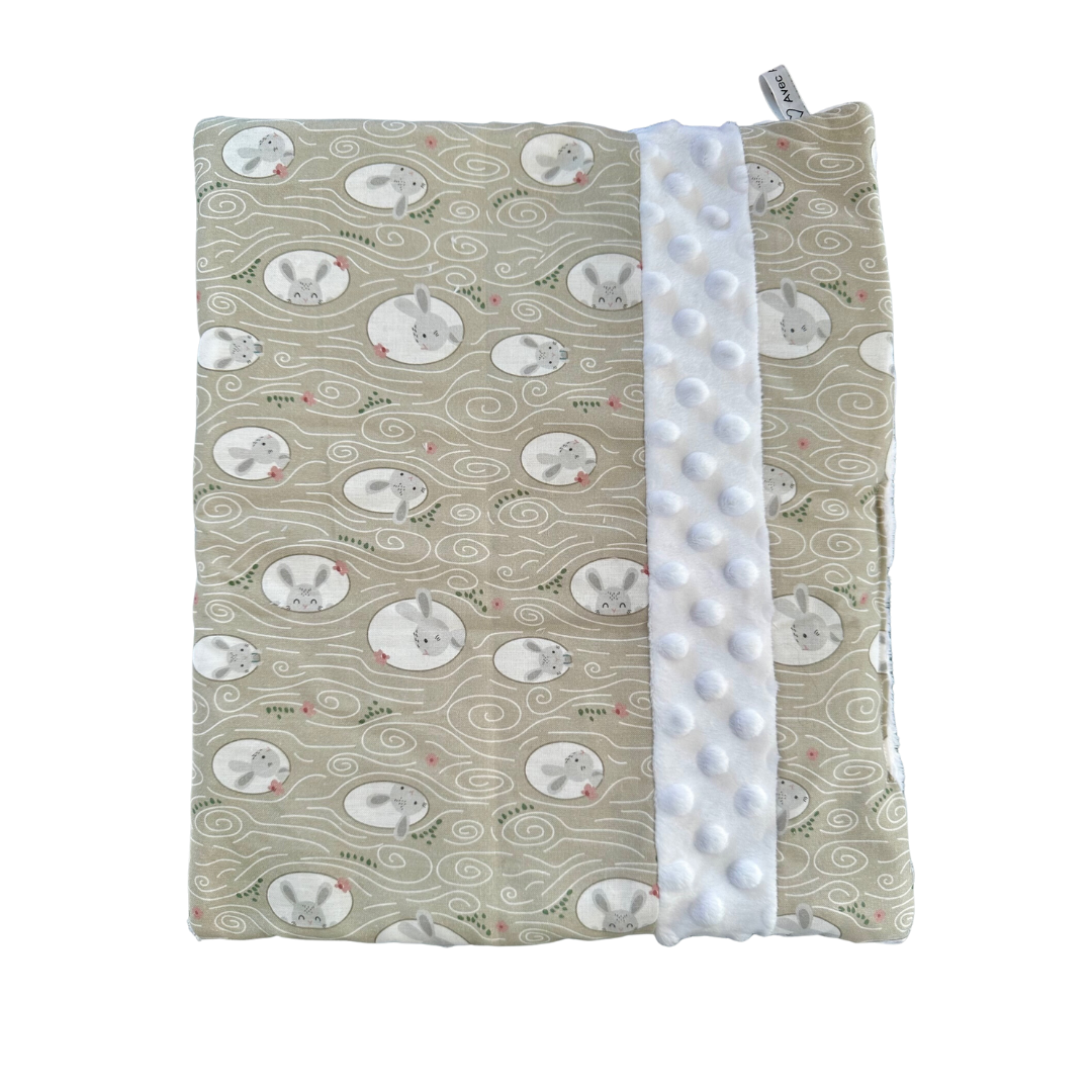 Coussin - lapin gris