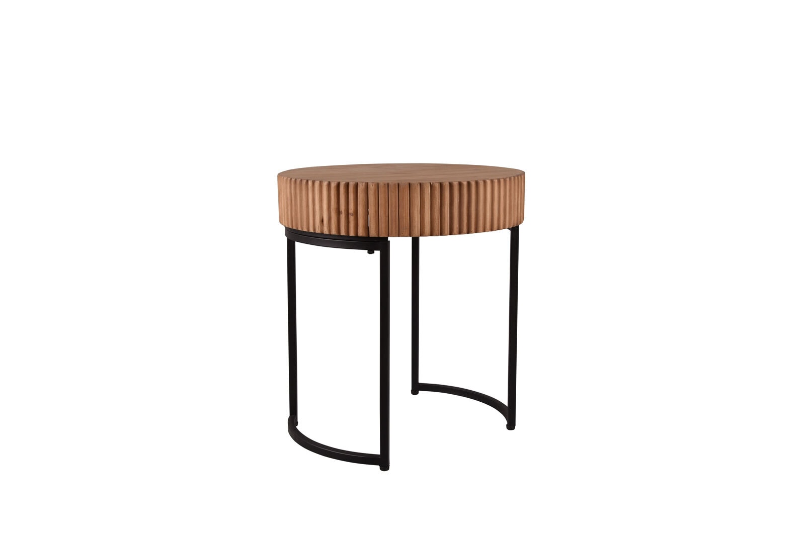 Beistelltisch DARIA 40 x 45 cm braun schwarz