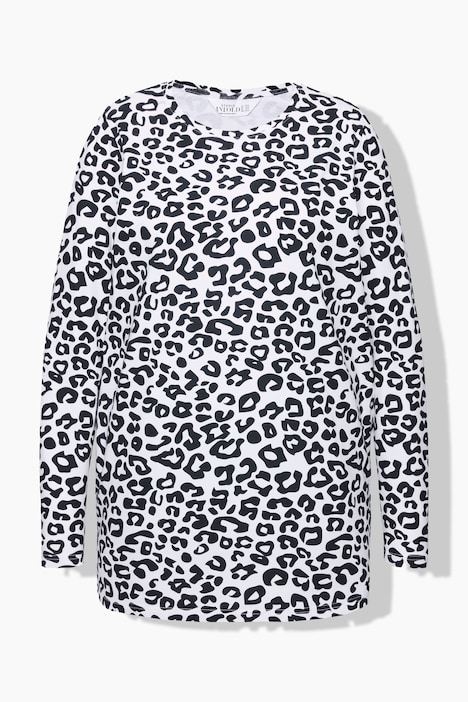 Longsleeve, Leo-Print