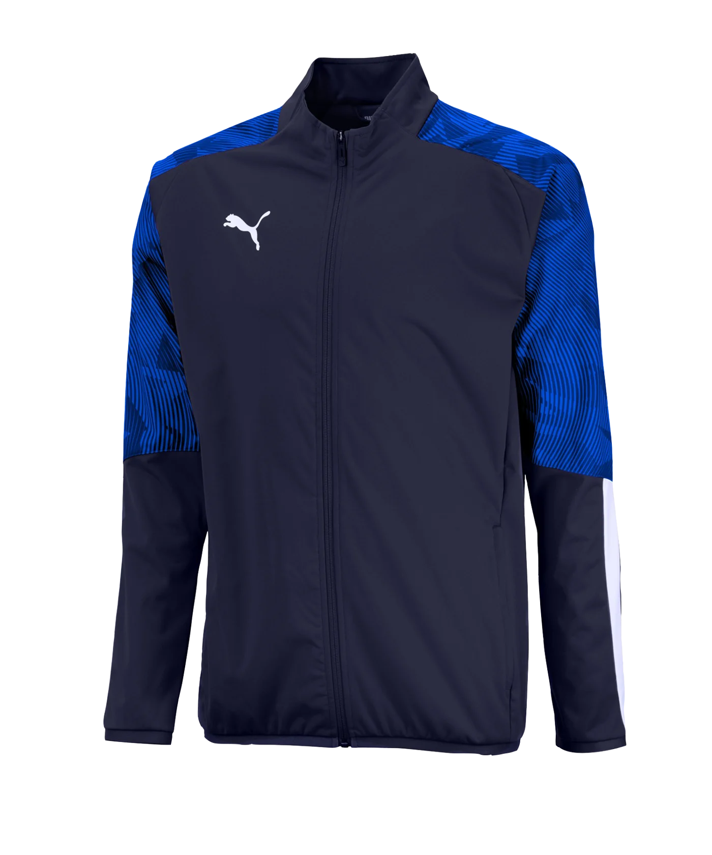 PUMA CUP Sideline Jacket Jacke Blau Weiss F02