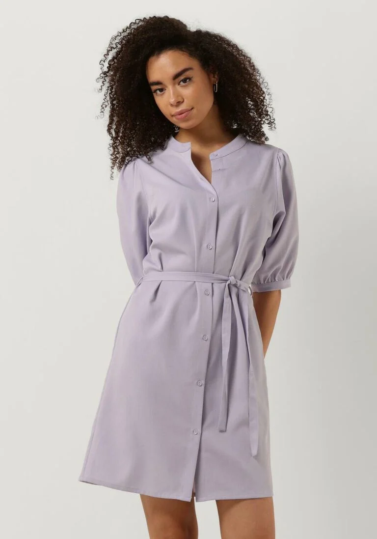 ANOTHER LABEL lila another label mini jurk jamila dress
