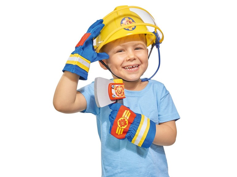 Brandweerman Sam handschoenen en bijl