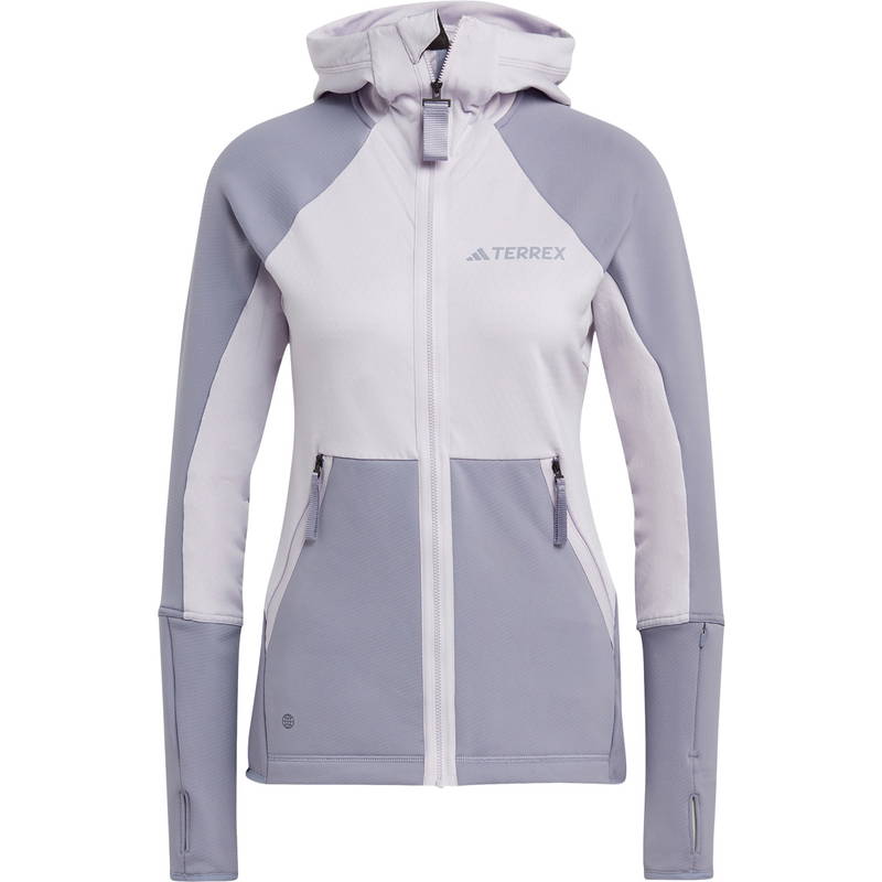 adidas Terrex Tech Flooce Full Zip Hooded Fleecejakke Dame
