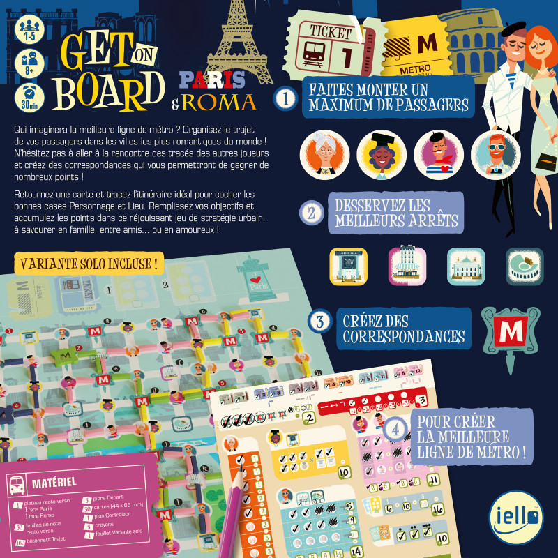 Get on Board - Paris & Rome