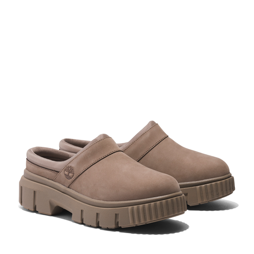 Timberland Greyfield Clogs, Taupe Nubuck, 38