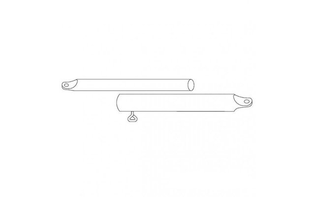 Berger Spannstab / Firststab Teleskopierbar Aluminium