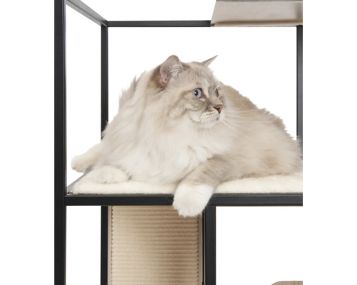 Kattenboom Vesper Patio, een stijlvolle design kattenboom met 4 niveaus, ca. 110 x 42 x 63 cm
