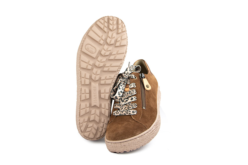Hartjes Phil Shoe Cognac Tabacco  Velour