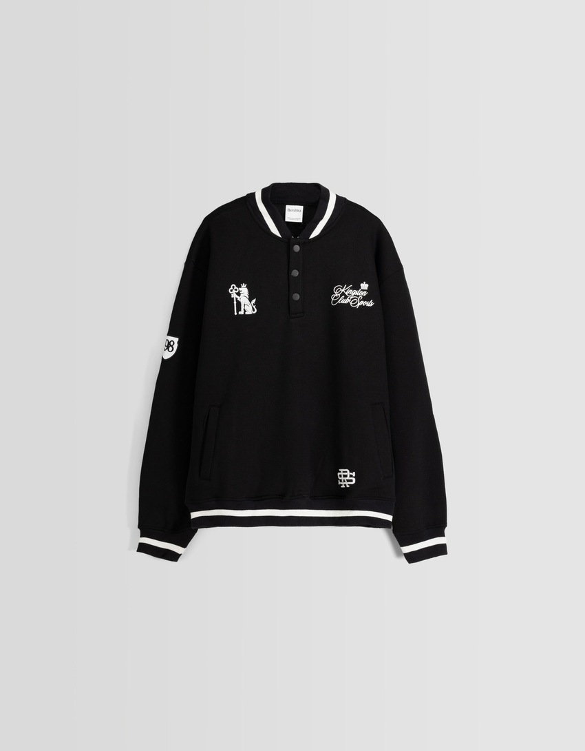 Moletom bomber