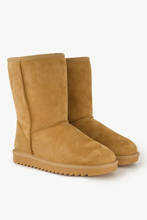 Ara Lammfell-Boots, Veloursleder, Weite H